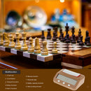 Chess Clock Digital Chess Timer Professional for Board Game Timer  Brown