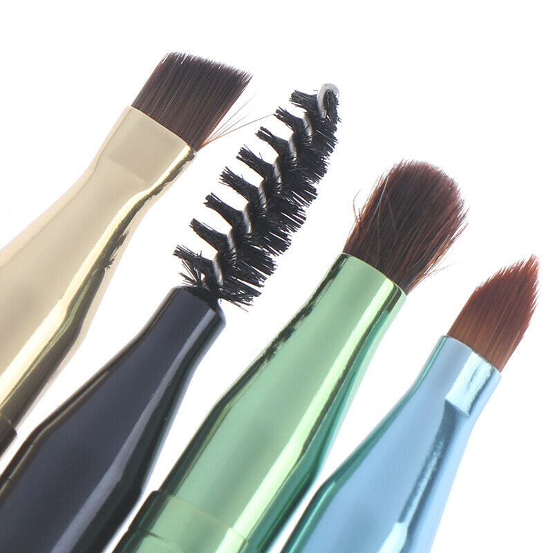 Makeup Brushes 4 Head Makeup Brush Retractable Metal Eye Eyeshadow Brush Set Kw