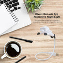 Mini Diver USB LED Night Lamp Foldable Hose 5V Eye Protection Button Type