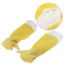 1 Pair Protective Bee Keeping Synthetic Leather Long Sleeves Glove 45*15c AJP