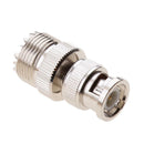 Female Jack to BNC Male Plug Radio Antenna RF Coaxial Adapter SL16/UHF-BNC