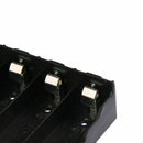 DIY Black Case Rechargeable Storage Box Holder Batteries For 4 x 18650 3.7V