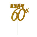 happy 60th cake toppers anniversary party supplies birthday party decor BX