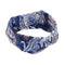 Women Soft Sweatband Stretch Printing Hairband Fashion Gym Yoga Headband
