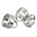 6Pcs Metal Biscuit Round Cookie Cutter Cake Mould Sugarpaste Decorating Pastry
