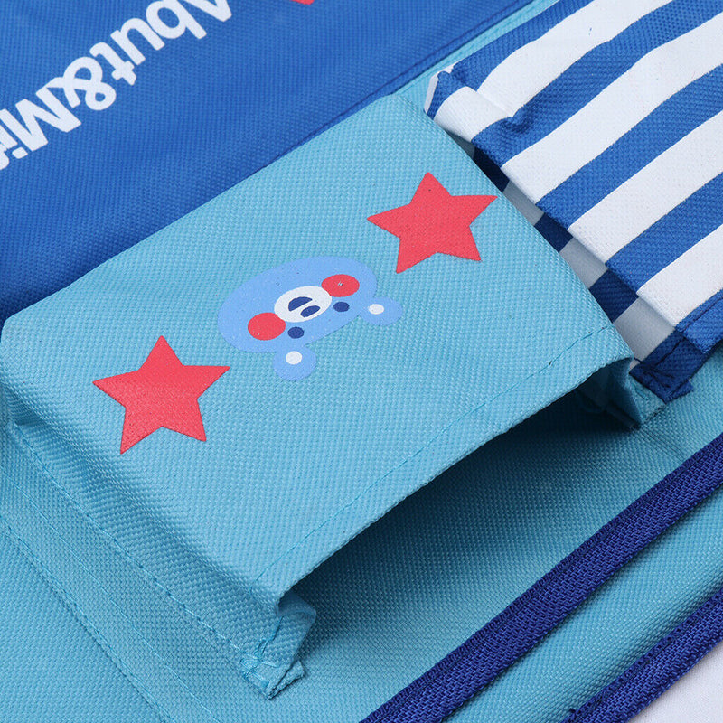 Cartoon Car Seat Back Multi-Pocket Storage Bag Organizer Bear-shape