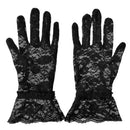 Fashion Women Bridal Evening Wedding Party Prom Driving Costume Lace Gloves B6S6