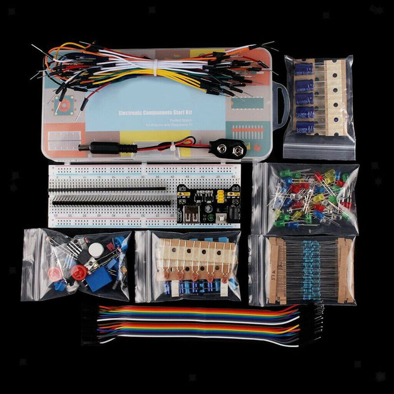 Electronics Component Basic Starter Kit with Precision Potentiometer, Capacitor