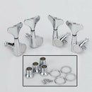 4 Pairs 4R Chrome Bass Tuners Machine Heads Tuning Pegs X1J1