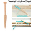 1PC DIY Weaving Tool Wood Woven Sweater Scarf Tapestry Bobbin Crochet Hook 3C