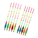 10pcs Fishing Buoy Floats Copper Head Saltwater Freshwater Fishing Bobbers