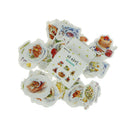 46pcs Delicious Food Paper Sealing Stickers Scrapbooking DIY Diary Album LabelES