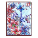 DIY Flower Special Shaped Diamond Painting 100 Pages Notebook Sketchbook