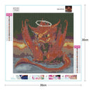 5D DIY Full Drill Square Diamond Painting Dinosaur Cross Stitch Mosaic Kit