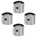 4 Pcs Metal Guitar Tone Volume Knobs Bass \u0026 Guitar Accessories - 16mm *