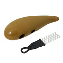 ABS Plastic Guiro With Scraper Percussion Instrument