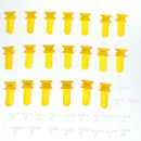 20 Pcs Pet Bird rinker Feeder Waterer for Parrots Budgie Cockatiel Lovebirds