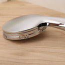 ABS Pressurized Plastic Electroplating Round Handheld Shower Head Lightweight