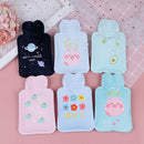 350ML Cartoon Animal And Flower Plush Hand Warmers Bag PVC Hot Water Bottle