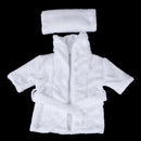 2Pcs/set Newborn baby photography props soft flannel scarf + bathrobes 0 Bj