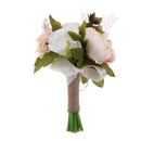 Artificial Flowers Vase Arrangement Simulation Bridesmaid Bouquet Pink