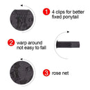 Synthetic Wavy Ponytail Long Curly Pony Tail Clip In Hair Extensions For Women