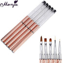 Monja Nail Art Acrylic Liquid Powder Engraving Uv Gel Extension Builder Fre