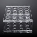 Transparent Plexiglass 24 Positions 5ml Centrifuge Tube Holder Stand Rack