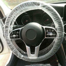 100pc Universally Car Disposable Plastic Steering Wheel Cover Waterproof For Car