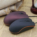 1200DPI Professional Wired Mouse Click Optical USB Frosted Surface Purple B1N1