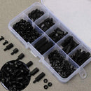 180pcs M3 Nylon M-F Hex Spacers Screw Nut Assortment Stand-off Plastic Kit F9Q0