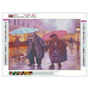 4 Pack Elderly Couples DIY 5D Diamond Painting Full Drill Cross Stitch Decor