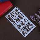Theme Hollow Ruler A6 Page Template DIY Photo Album Draw Tool