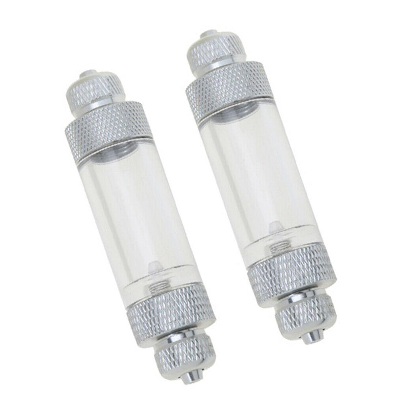2PC Aquarium Check Valve Bubble Counter For CO2 System Regulator Useful -Dual