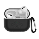 Headset Shell Silicone Anti-drop Charging Case Protective Cover with Carabiner
