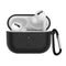 Headset Shell Silicone Anti-drop Charging Case Protective Cover with Carabiner