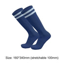 Child Sport Football Soccer Over Knee Baseball Hockey Long Sock (Navy Blue) A