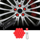 4pcs Vehicle Car Wheel Lug Bolt Nut Covers Caps+Removal Tool for Audi new LEG