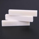 3pcs Bone Guitar Bass Blank Nut String Nut 52mmx 6mmx 10mm Beige A