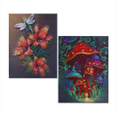 2Pcs Special Shaped Drill 5D Diy Diamond Painting "Mushroom House" Plant Fl K8C2