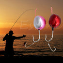 120g Metal Round Lead Head Lure Jigs Fishing Hooks Soft Bait Fishing Tools YL