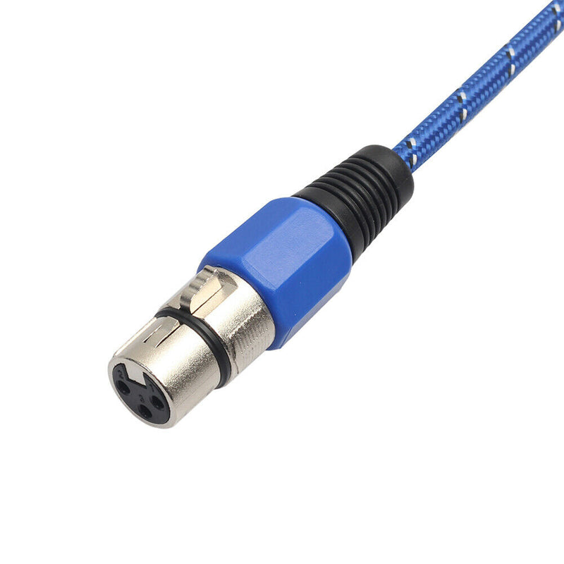 Weaving 3 Pin XLR Microphone Cable Male to Female Audio Extension Cord