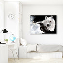 5D DIY Diamond Painting Wolf Black Bird Full Round Drill Canvas Drawing Kit