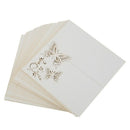 50pcs Butterfly Paper Place Card Holder Name Cards Table Number for Wedding