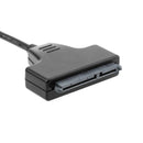 USB 2.0 SATA 7+15Pin Adapter Converter Cable for 2.5inch HDD Laptop Disk D A