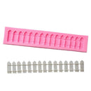Silicone Fence Fondant Cake Chocolate Mould Sugarcraft Cupcake Decorating Nice