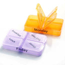7 Day Multi Case Medicine Weekly Storage Pill Tablet Sorter Box Organizer qwe