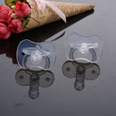 1 Pcs Newborns Baby Pacifiers Safety Soft Silicone Bite Gags Pacifier Care ES