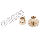T8 anti backlash spring loaded nut for 8mm threaded rod lead screwsJA3C