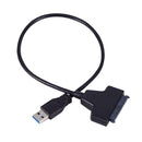 USB 3.0 to SATA 22 Pin Cable 2.5" Hard Disk Driver Cable SSD Adapter Cord